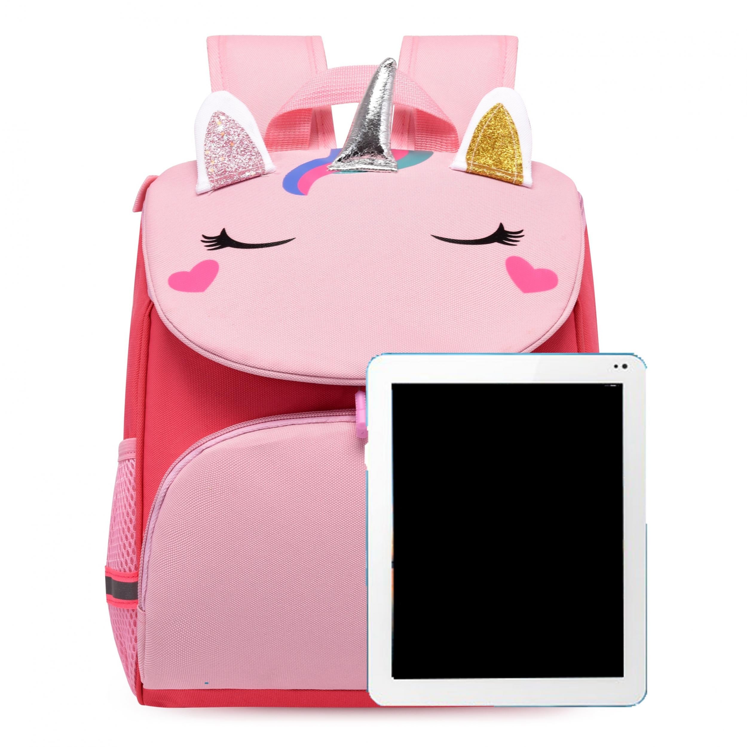 Kids Cartoon Unicorn Dinosaur Backpack Nylon Shoulder Bag