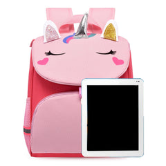 Kids Cartoon Unicorn Dinosaur Backpack Nylon Shoulder Bag
