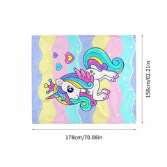 Cartoon Animal Print Picnic Mat Lightweight Waterproof Sandproof