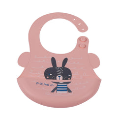 Adjustable Silicone Bib for Infants, Boys and Girls