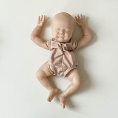 19 Inch Unpainted DIY Reborn Doll Kit With Cloth Body