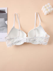 Wireless Push Up Bra Lace Splicing Soft Comfortable Women Lingerie