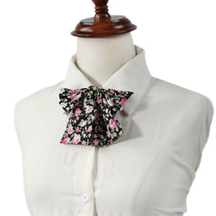 Floral Print Bow Tie for Women - Adjustable Dress Shirt Bow Tie