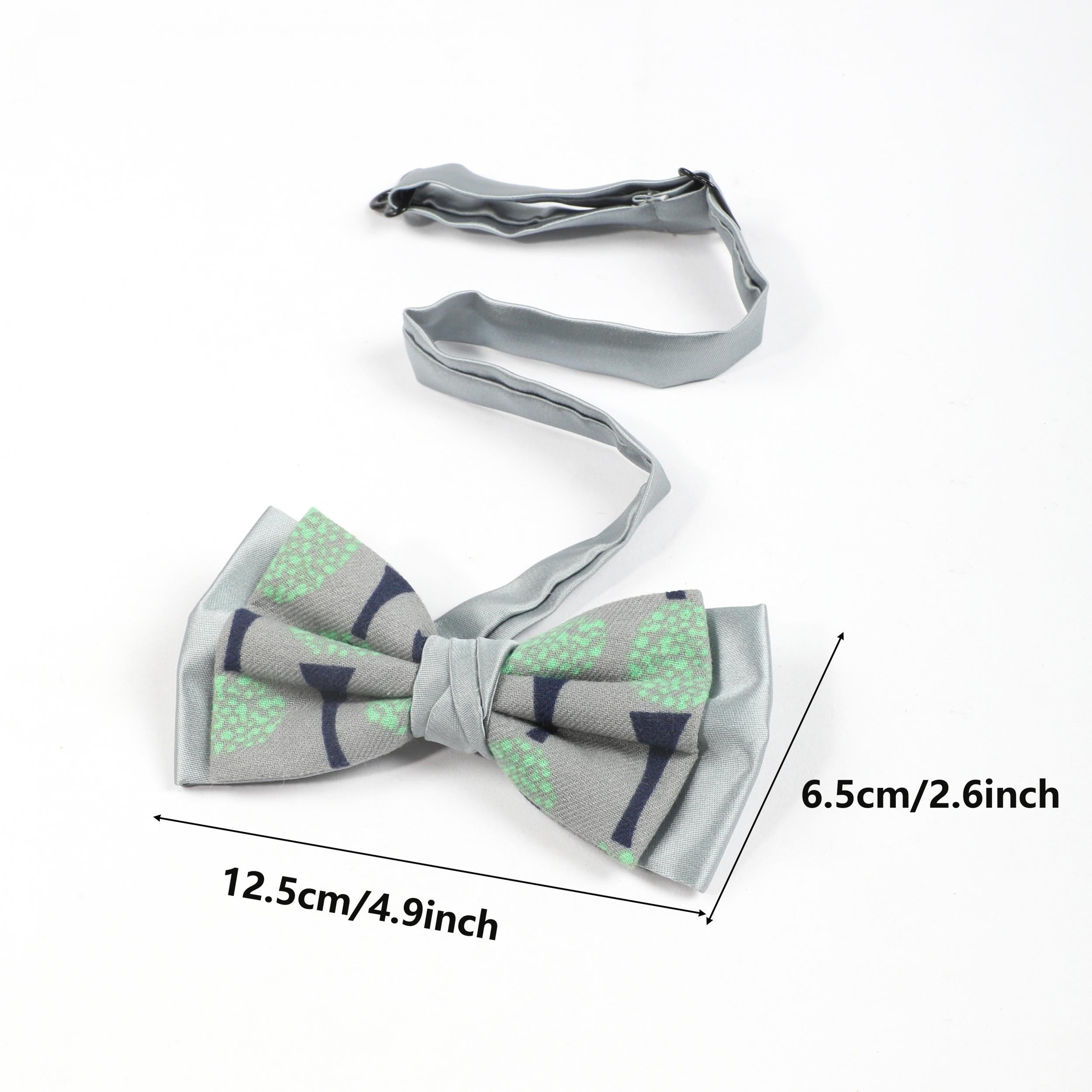 Tree Print Bow Tie Necktie Casual Pre-tied Shirt Tie For Women