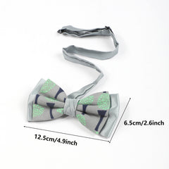 Tree Print Bow Tie Necktie Casual Pre-tied Shirt Tie For Women