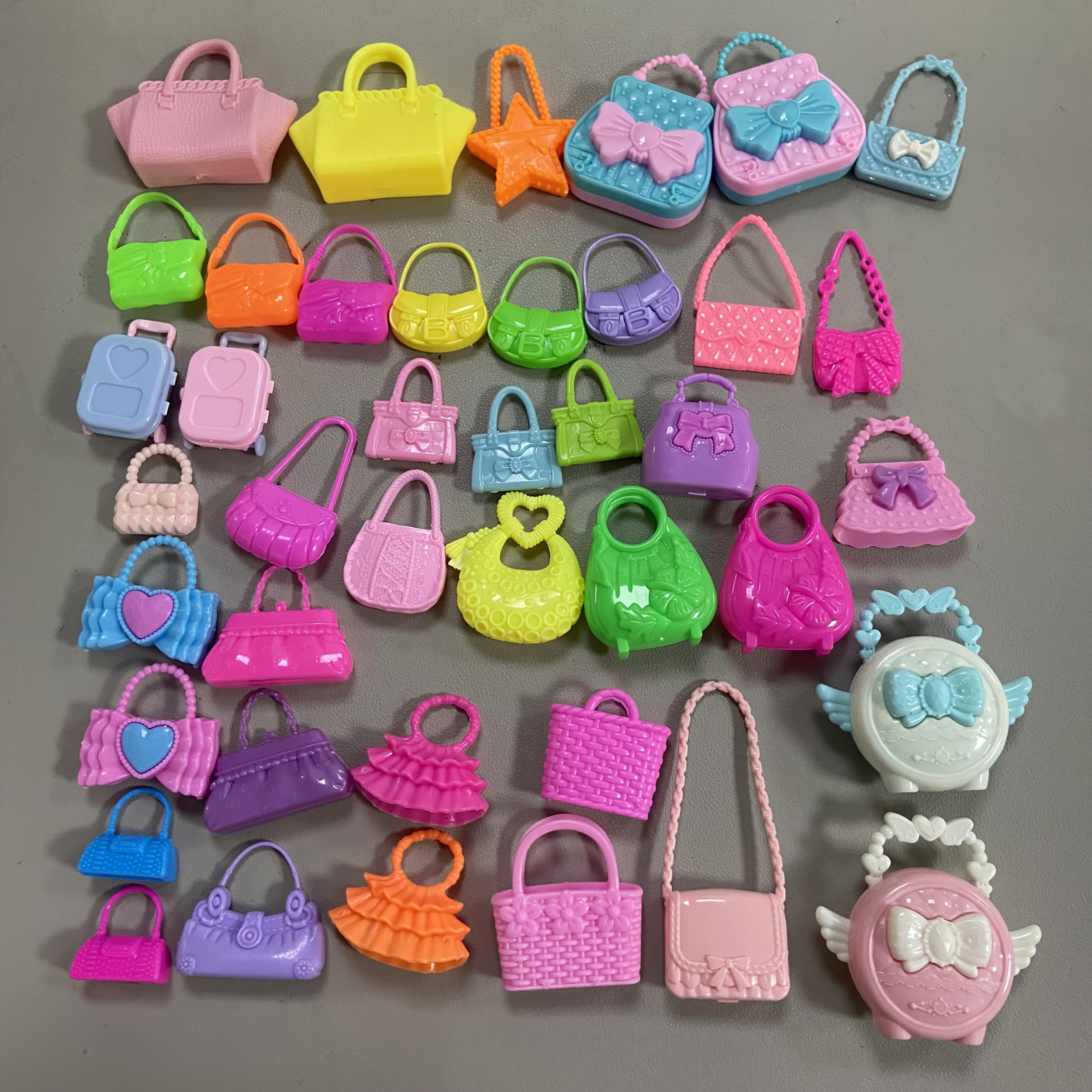10pcs Doll Bags Mix Style Colorful Handbags for 11 8 Dolls Pretend Toy Girls