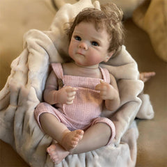 Realistic Reborn Doll Soft Full Body Vinyl Waterproof Painted Doll