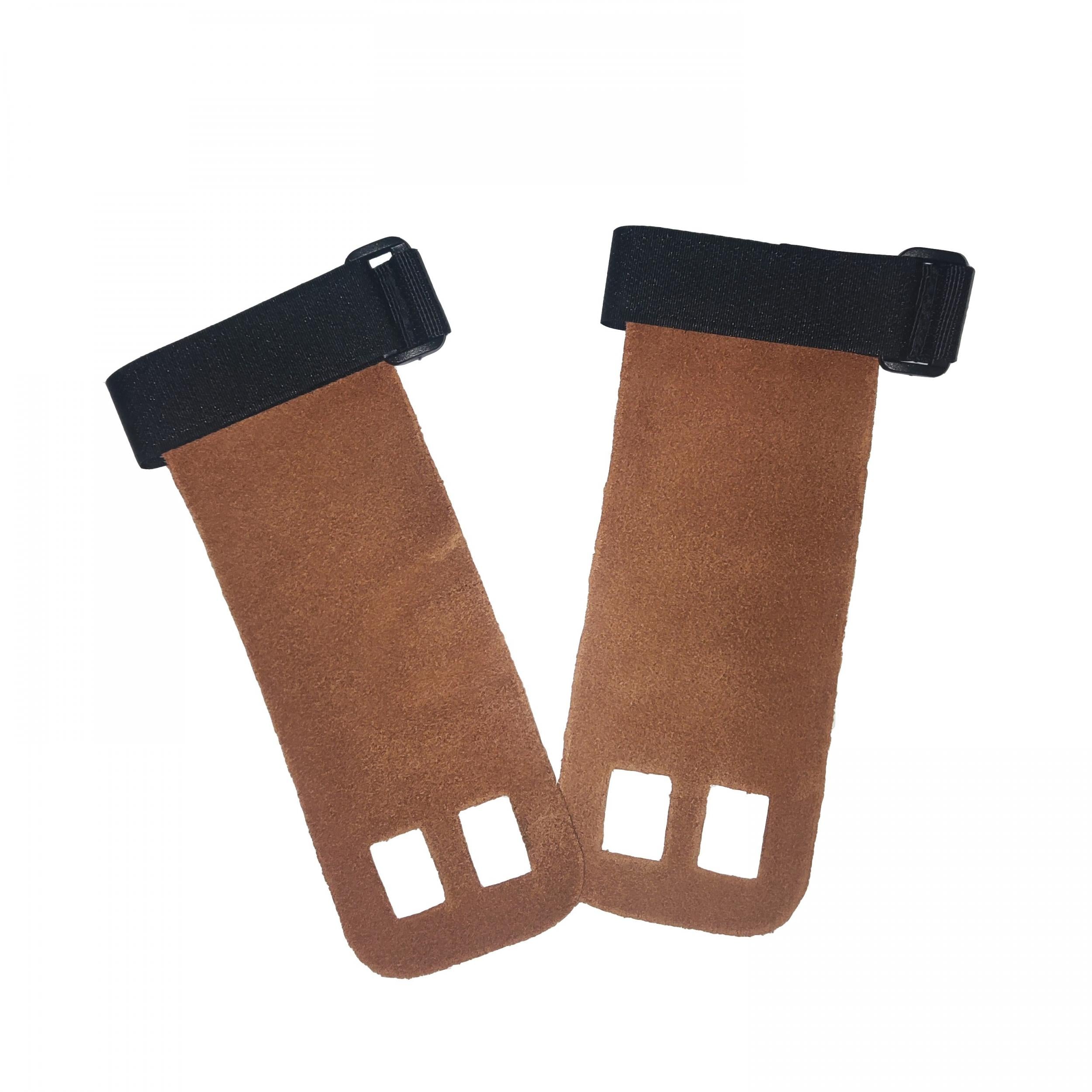 Leather Gymnastics Hand Grips 2 Holes For Men & Women