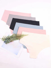 6 Pack Plus Size Panties Set Women's Seamless Cooling Soft Underwear