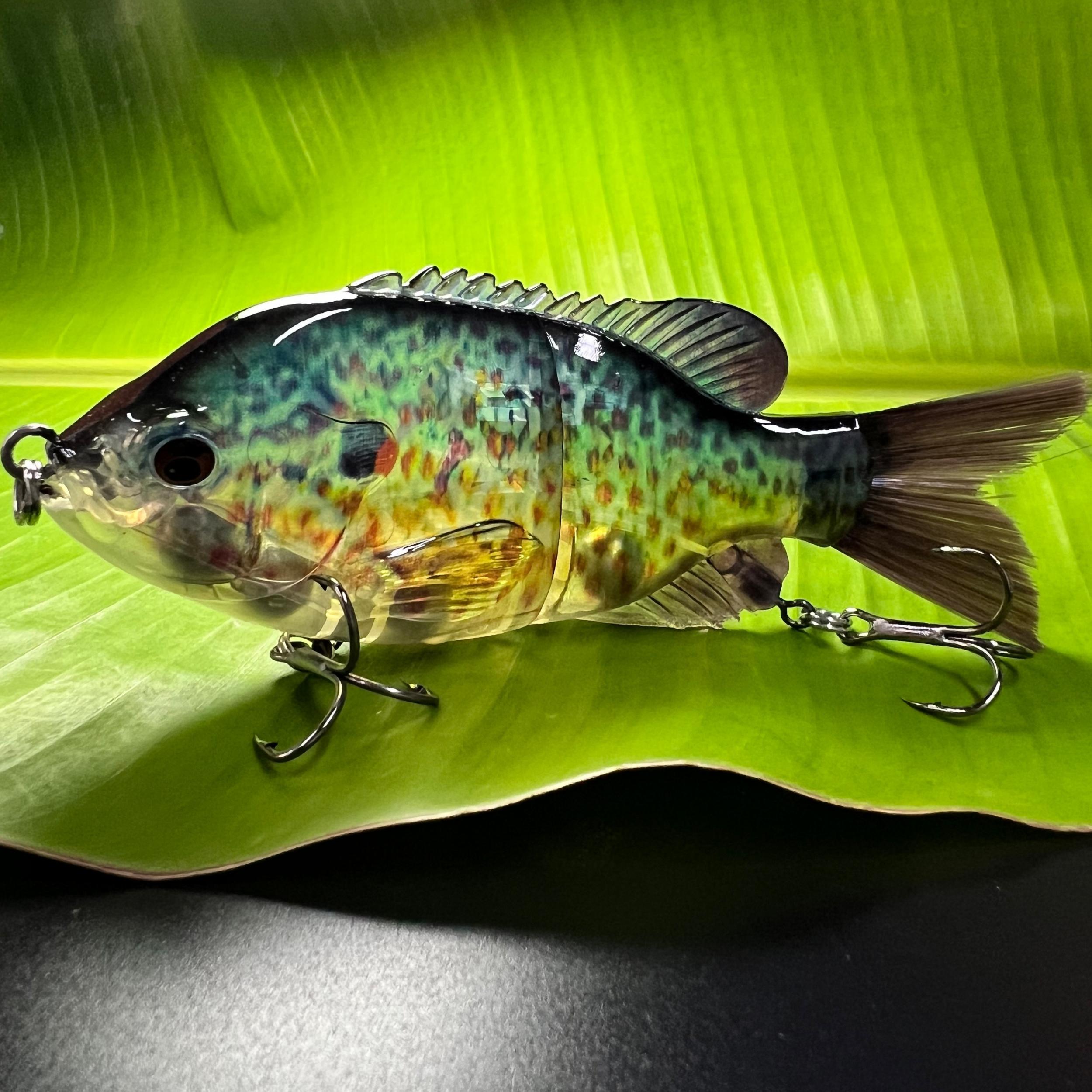 1pc 57g 2.01oz Bionic Fishing Lure 2 Segmented Swimbait Hard Baits