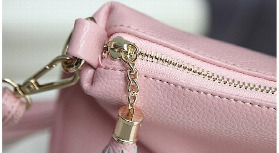 High Tassel Leather Bags For Women Vintage Messenger Shoulder Bags