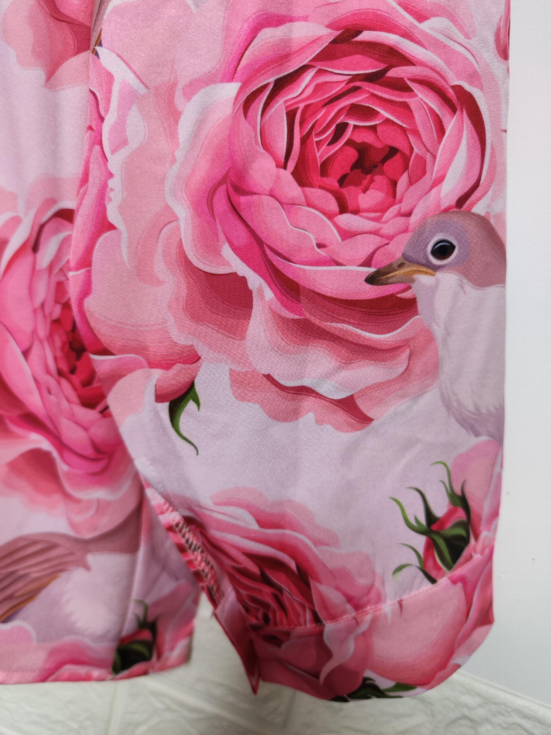 Floral Print Plus Size Blouse Long Sleeve Button Up Shirt