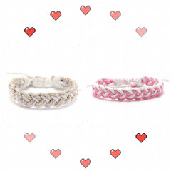 Men's Wax Rope Woven Bracelet