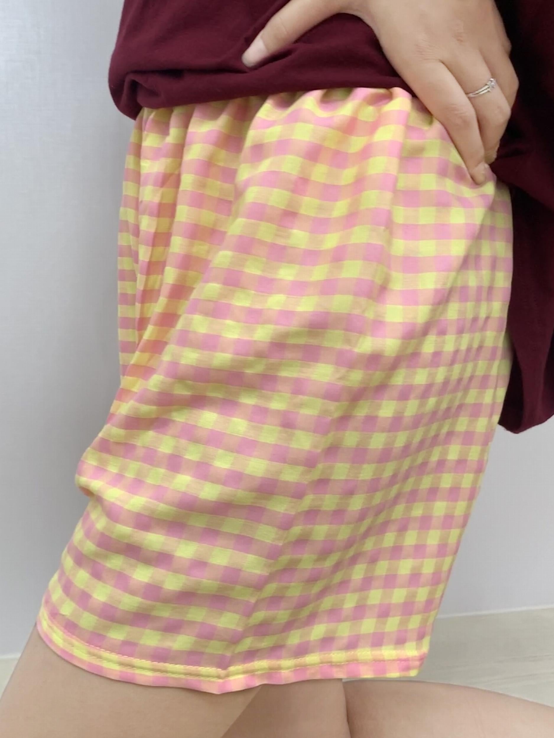 2pcs Plaid Lounge Shorts Soft Elastic Waistband Womens Loungewear