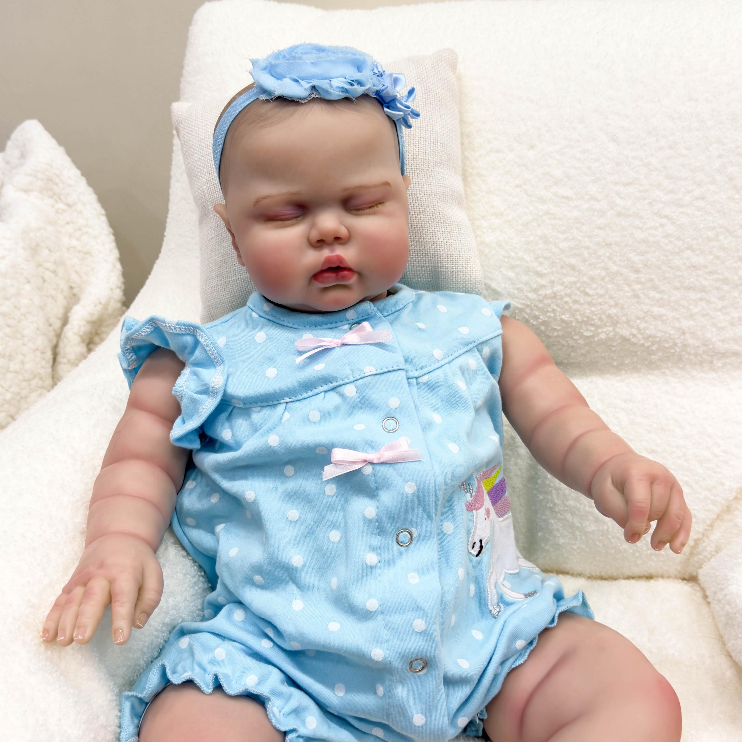 Pickle Youngsters Reborn Doll Unicorn Dress Soft Body Hand Rooted Hair