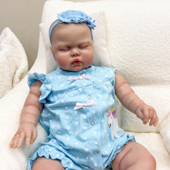 Pickle Youngsters Reborn Doll Unicorn Dress Soft Body Hand Rooted Hair
