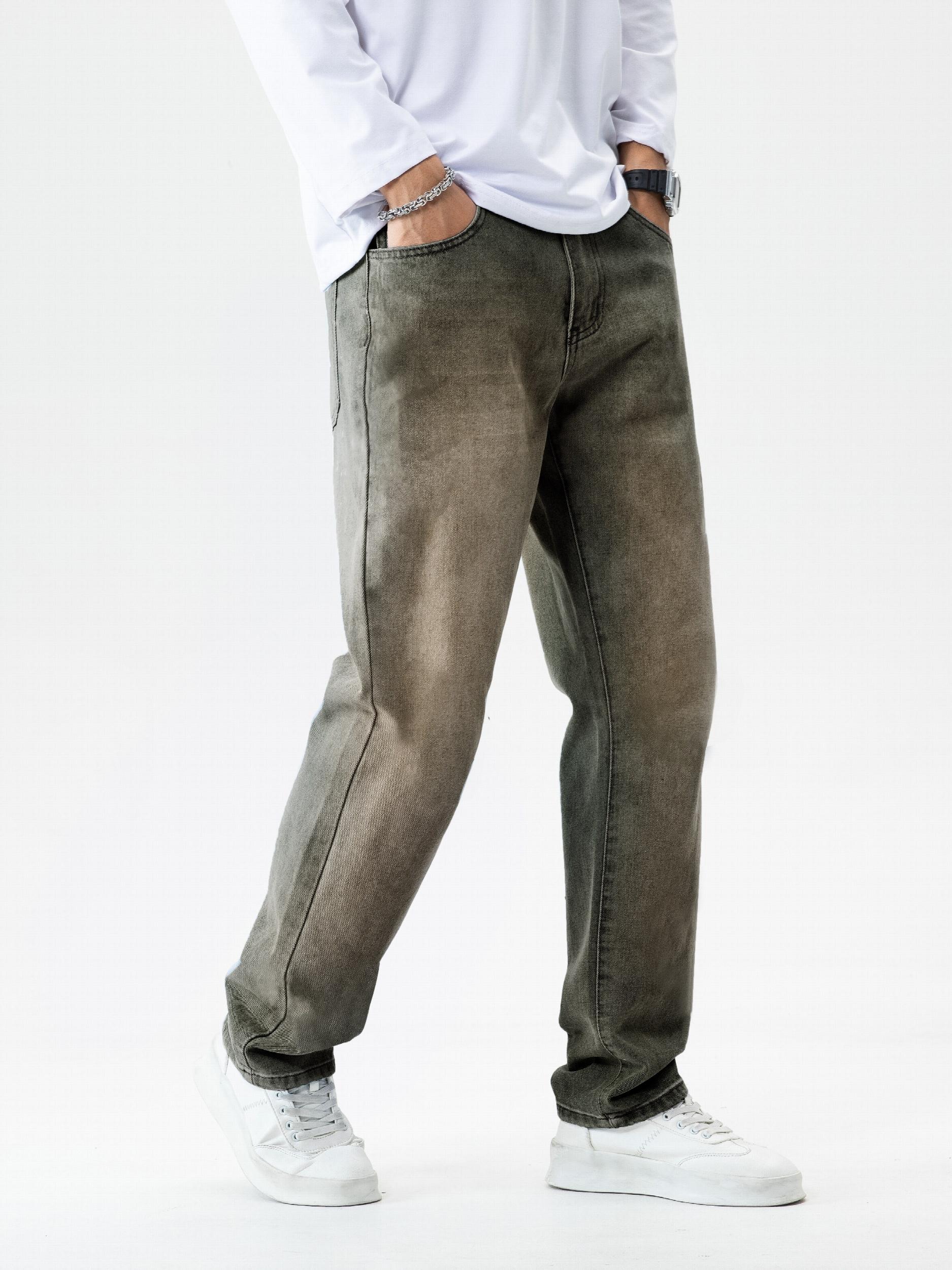 Men's Loose Fit Classic Jeans for All Seasons