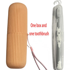 Camping Toothbrush Set Portable with Storage Box