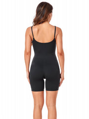 Women's Solid Workout Jumpsuit Sports Bodysuit Women's Activewear