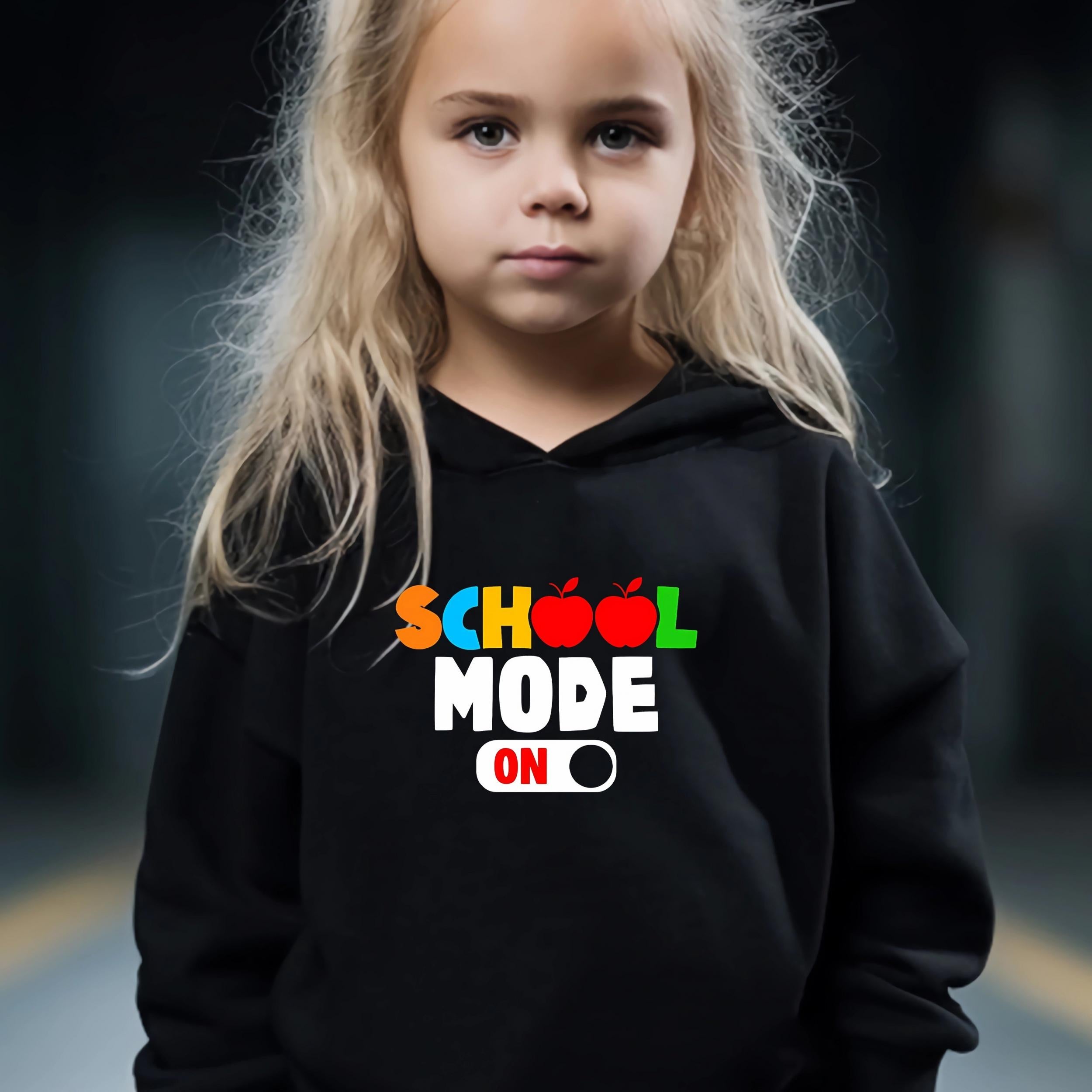 Girls School Mode Hooded Sweatshirt & Sweatpants Set
