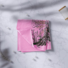 Pink Bandana Hip Hop Square Scarf Headband For Women
