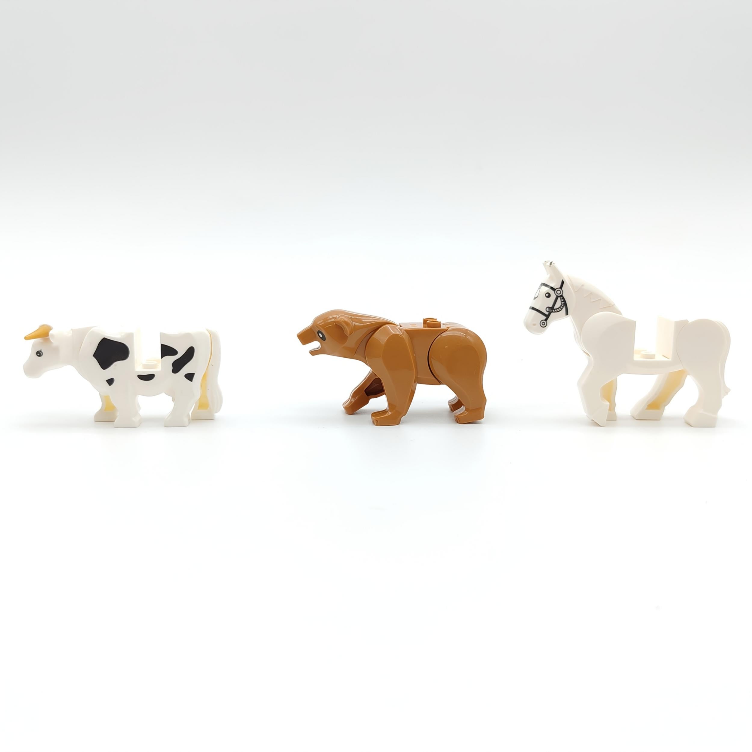 Animal Accessories Set for Small Particle Building Blocks - Farmyard Animals