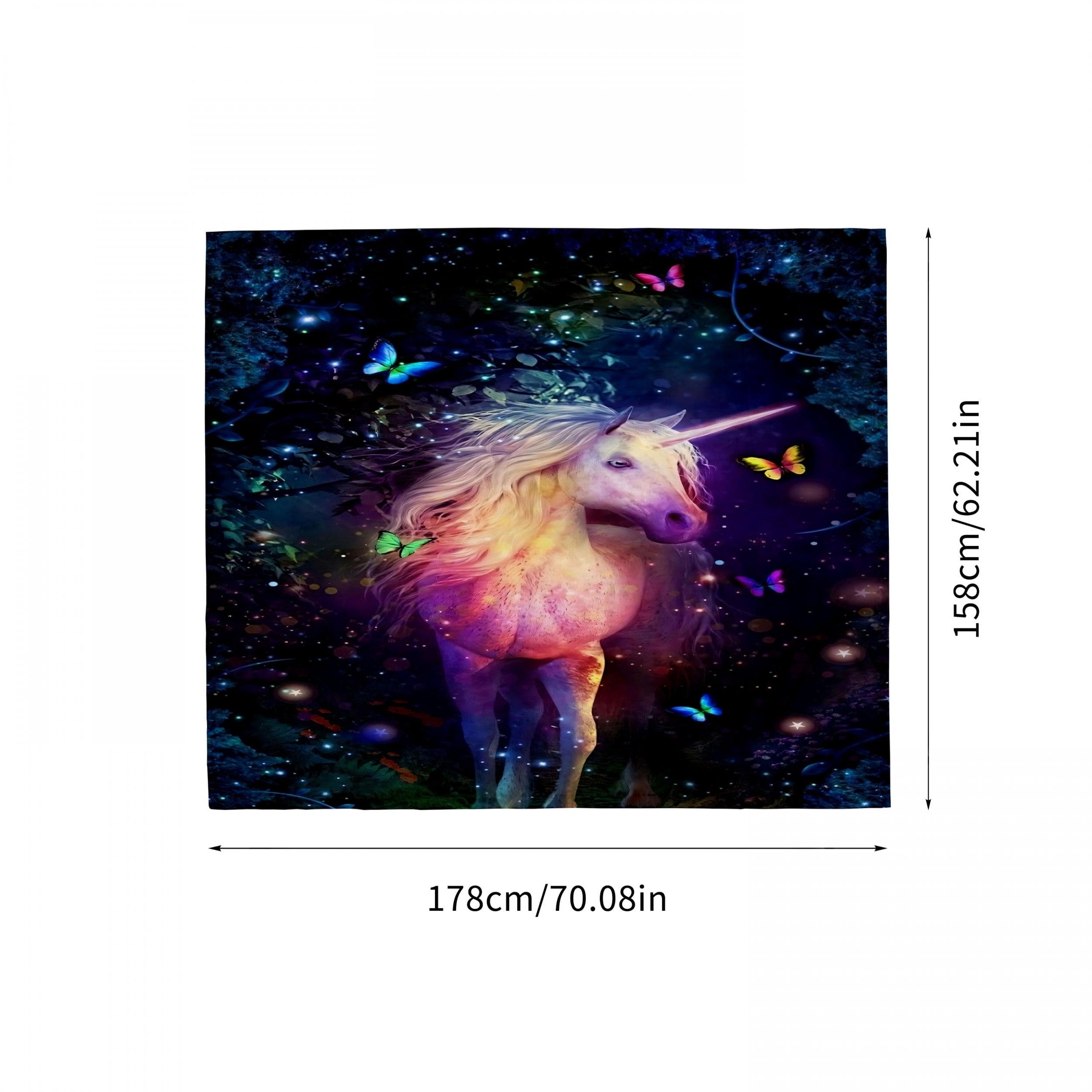 Unicorn Print Picnic Mat Lightweight Waterproof Sandproof for Outdoor Adventures