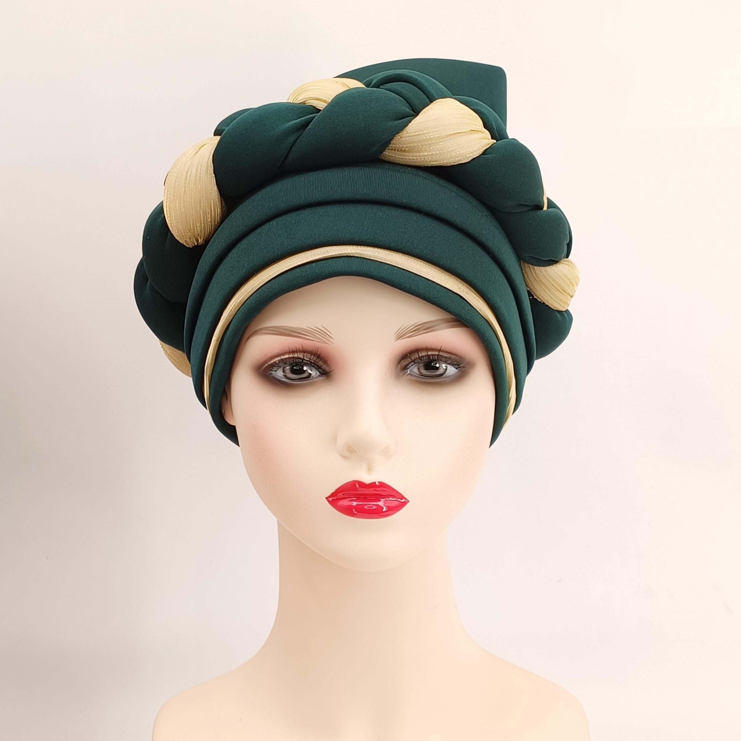 Elastic Turban Cap Lightweight Head Wrap Chemo Hats
