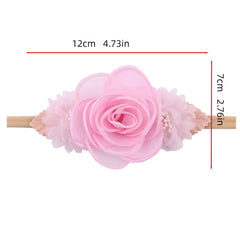 3 Piece Baby Girl Flower Hair Accessory Set
