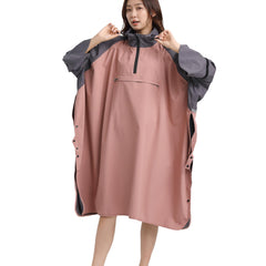 Women's Windproof Waterproof Long Poncho Raincoat