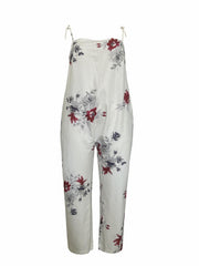 Plus Floral Print Wide Leg Cami Jumpsuit