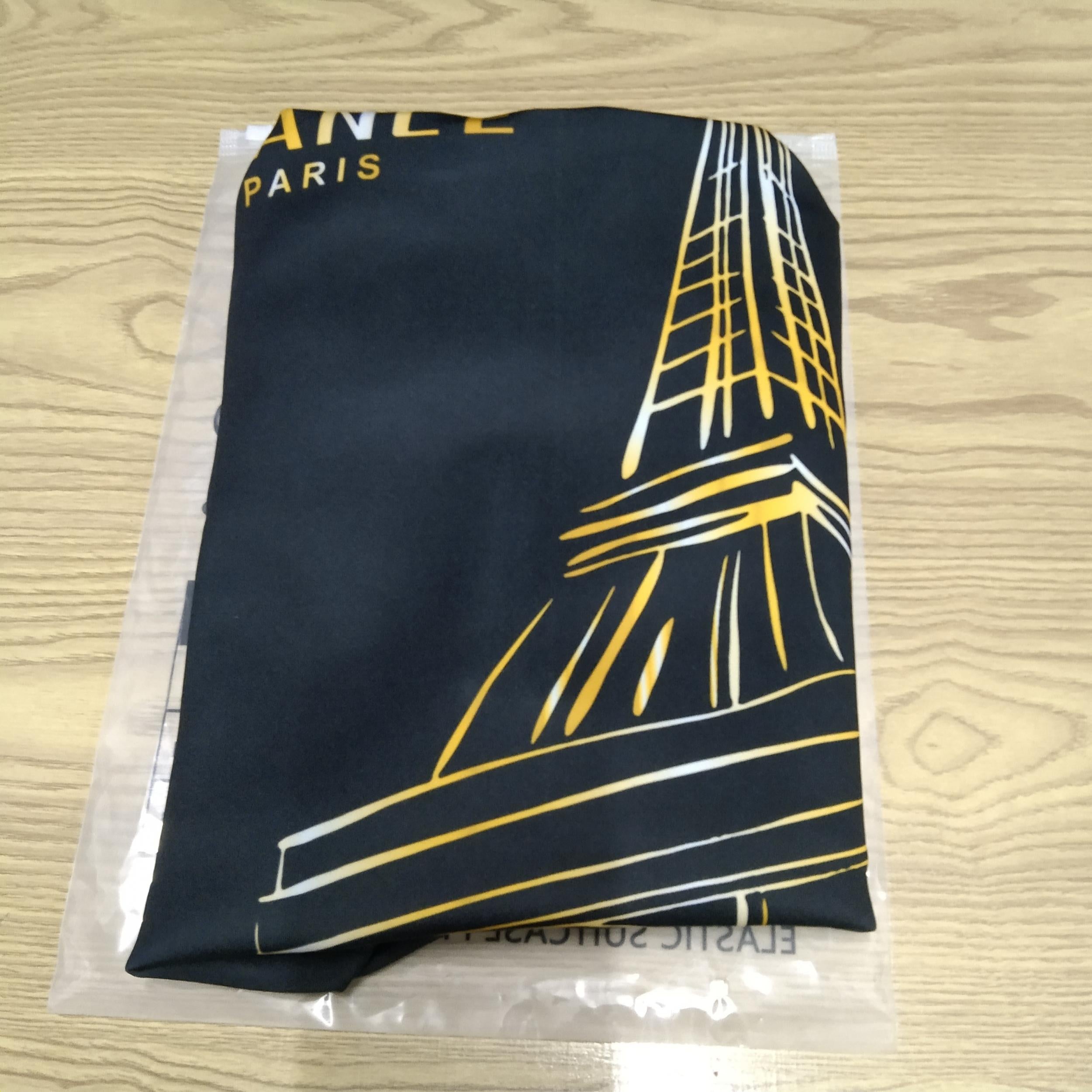 Eiffel Tower Print Luggage Cover Lightweight Travel Dustproof Cover