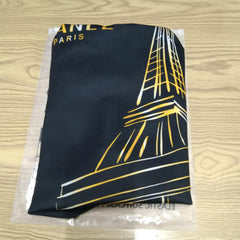 Eiffel Tower Print Luggage Cover Lightweight Travel Dustproof Cover