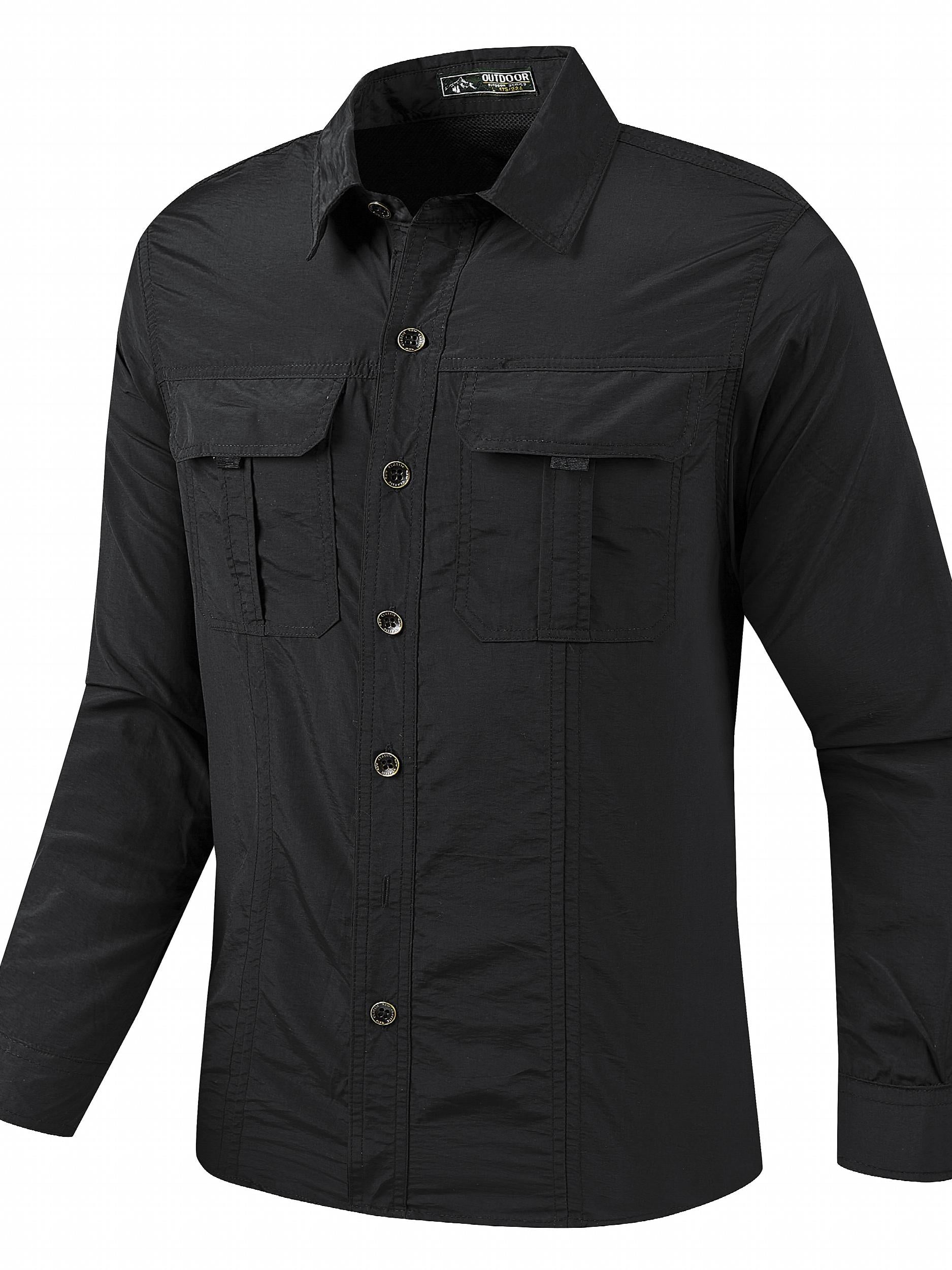 Men's Outdoor Long Sleeve Button Up Shirts