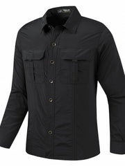 Men's Outdoor Long Sleeve Button Up Shirts