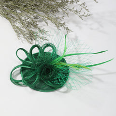 Feather Veil Vintage Fascinators Hat Kentucky Derby Hat For Women