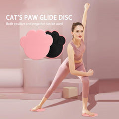 Cat Paw Yoga Sliding Discs Fitness Foot Pads