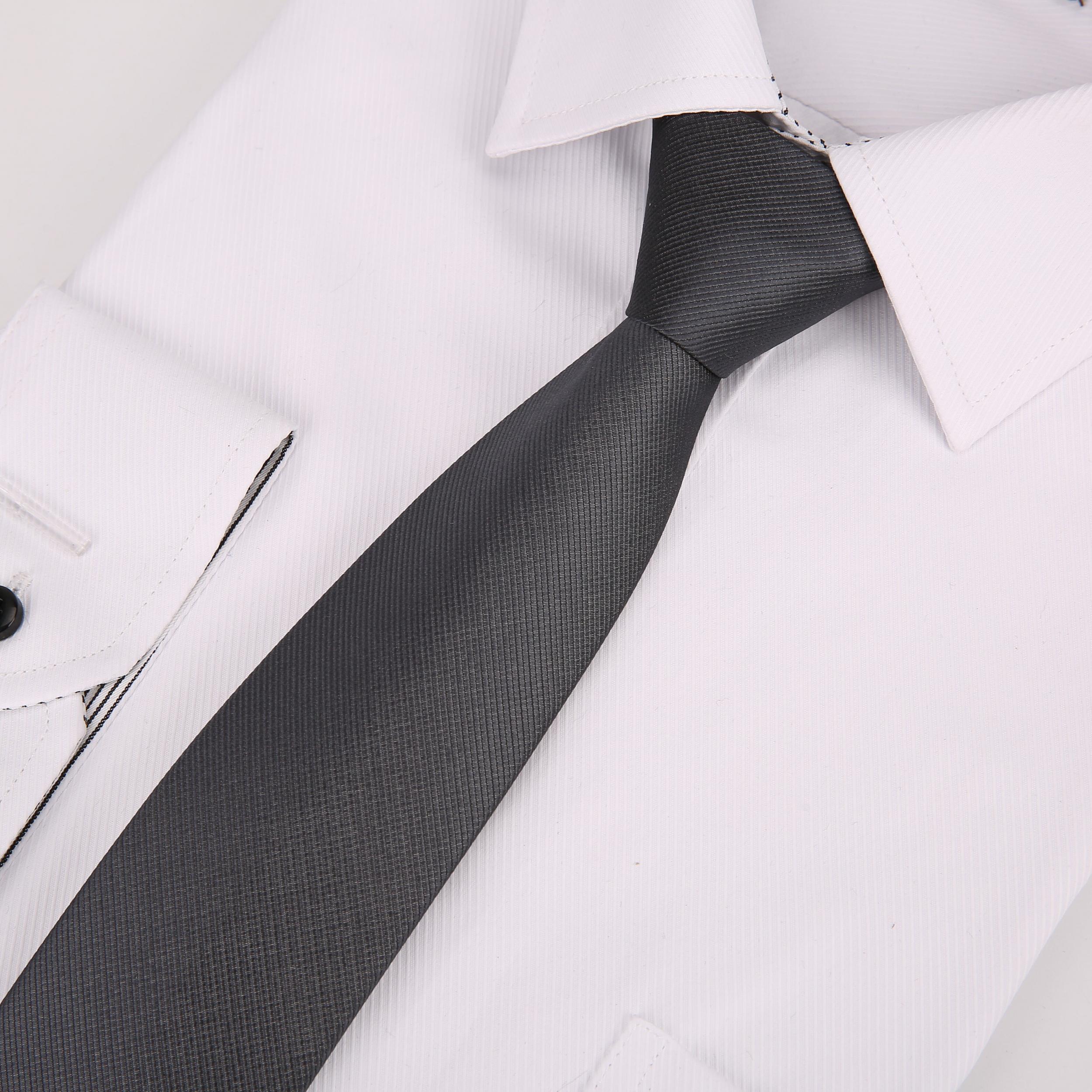 Adjustable Solid Ties For Men Business Ties For Work