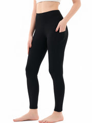 High Waist Yoga Pants With Pockets Tummy Control Leggings