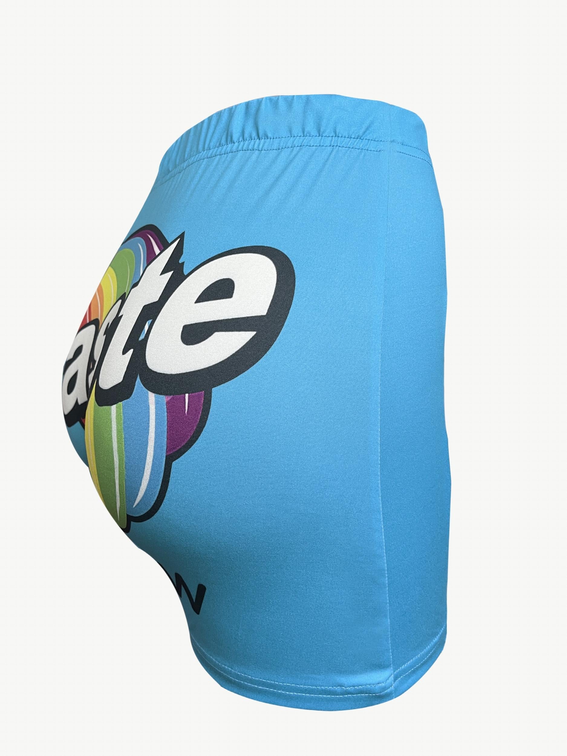 Funny Letter Print Shorts Sexy Butt Lifting Summer Women's Clothing