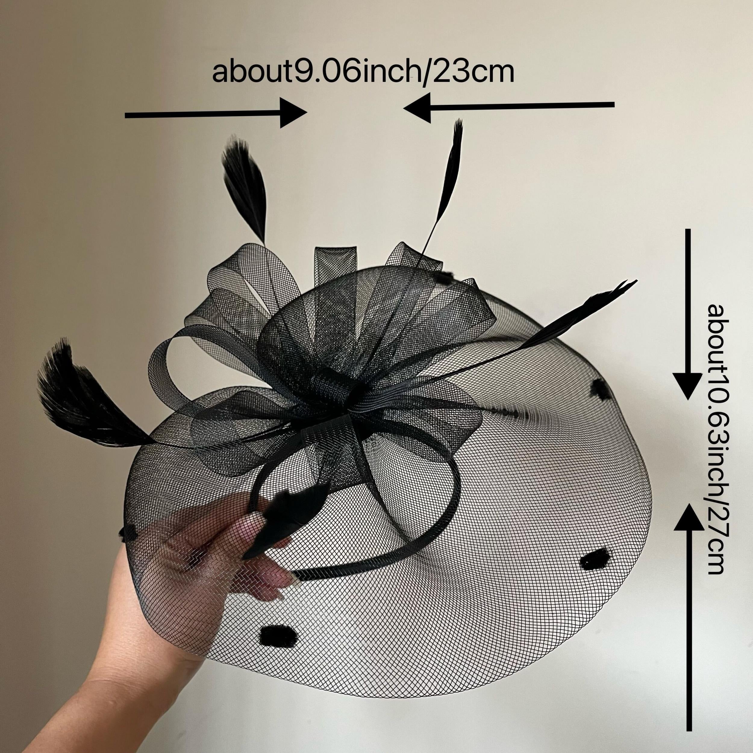 Kentucky Derby Hat Fascinator for Derby Wedding Races Cocktail Party