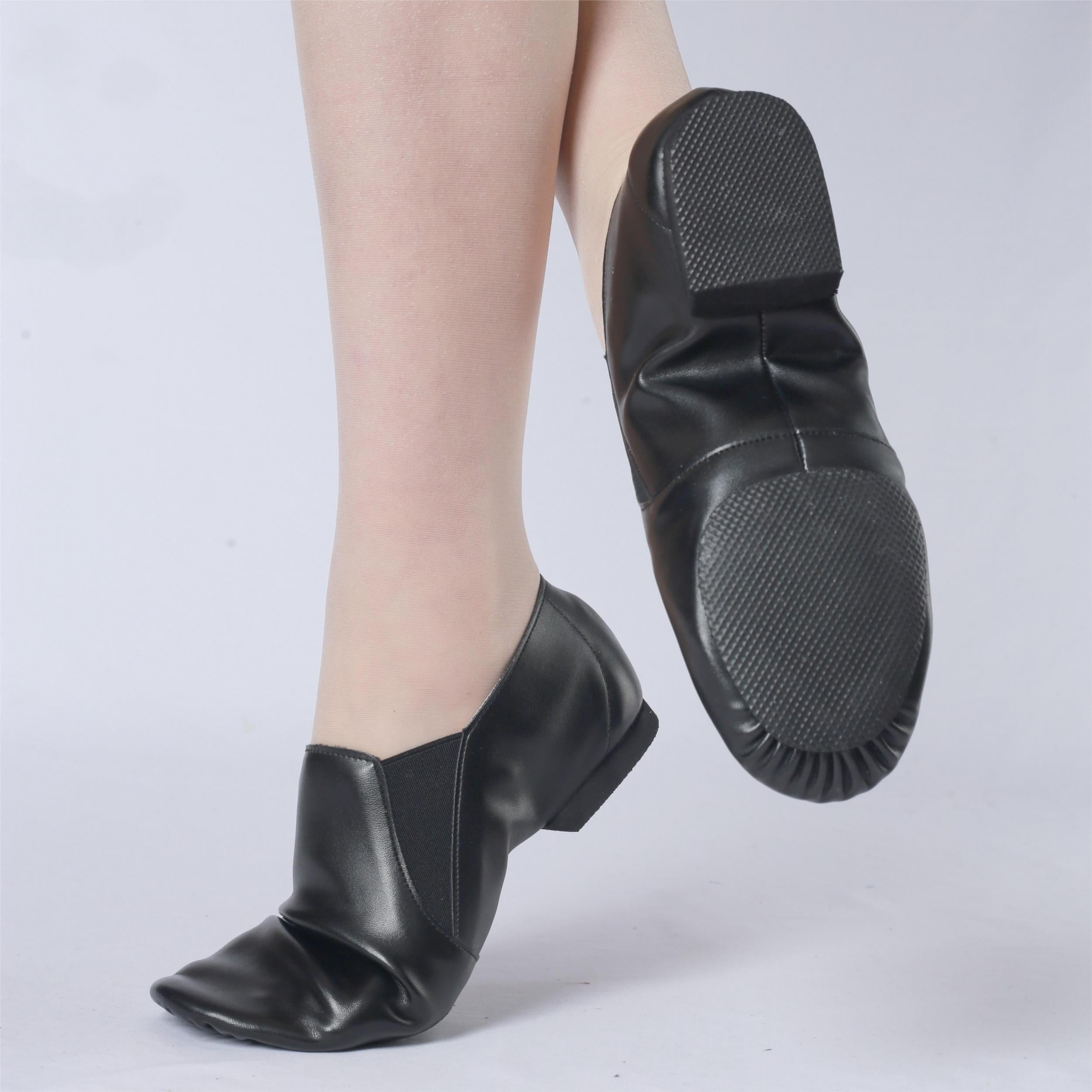 CREVE Girl's Solid Low Heel Ballet Dance Shoes
