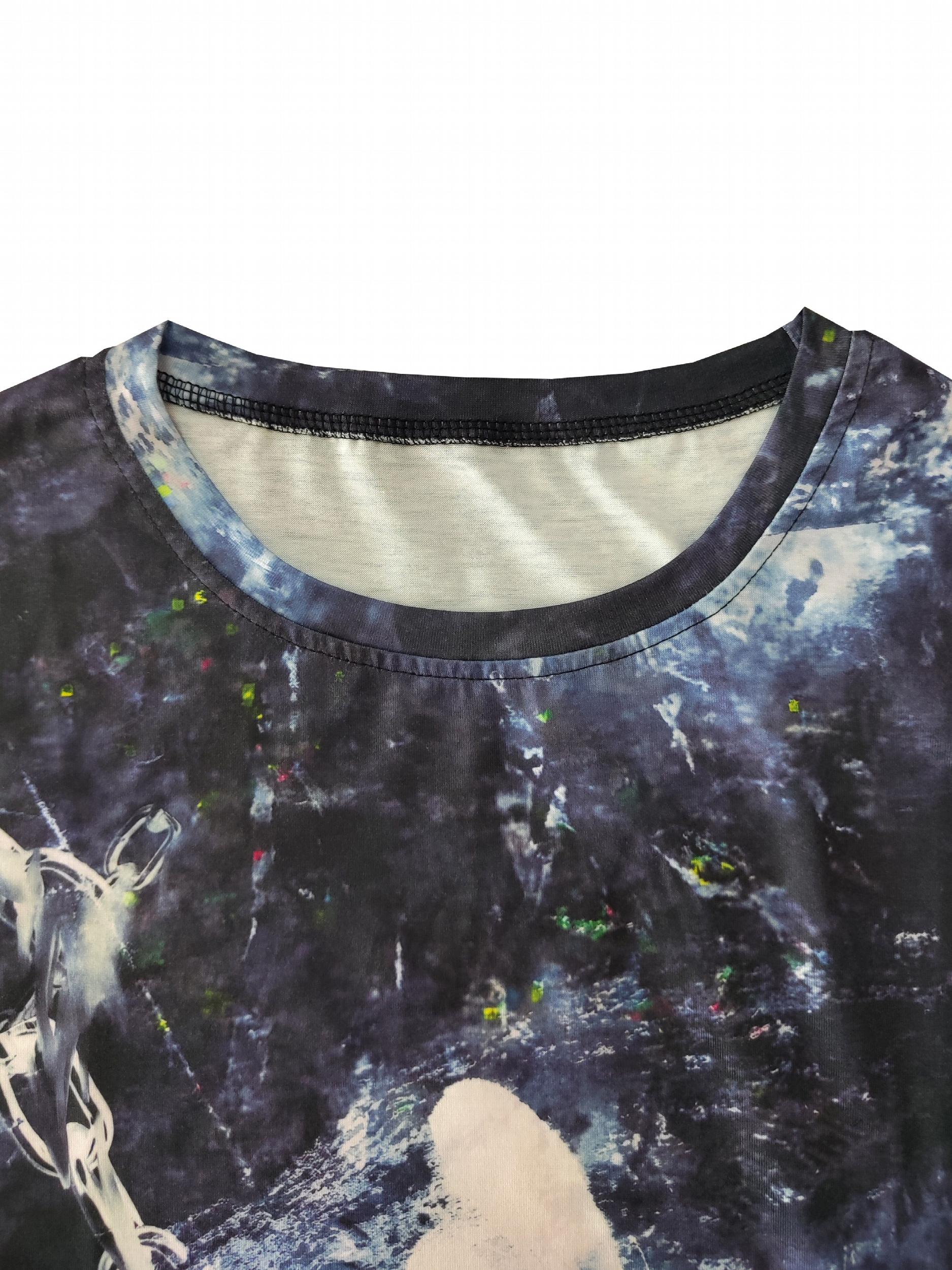 Butterfly 3D Pattern Print Men's Short Sleeve T-Shirt