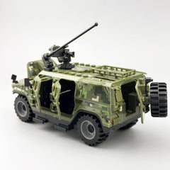 Camouflage Military Armored Vehicle Toy Model 140pcs