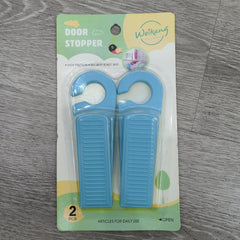 2pcs Anti-Pinch Door Stoppers with Hook, Removable Safety Equipment