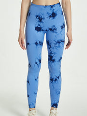 Tie Dye High Strech Sports Leggings High Waist Yoga Running Tight Pants