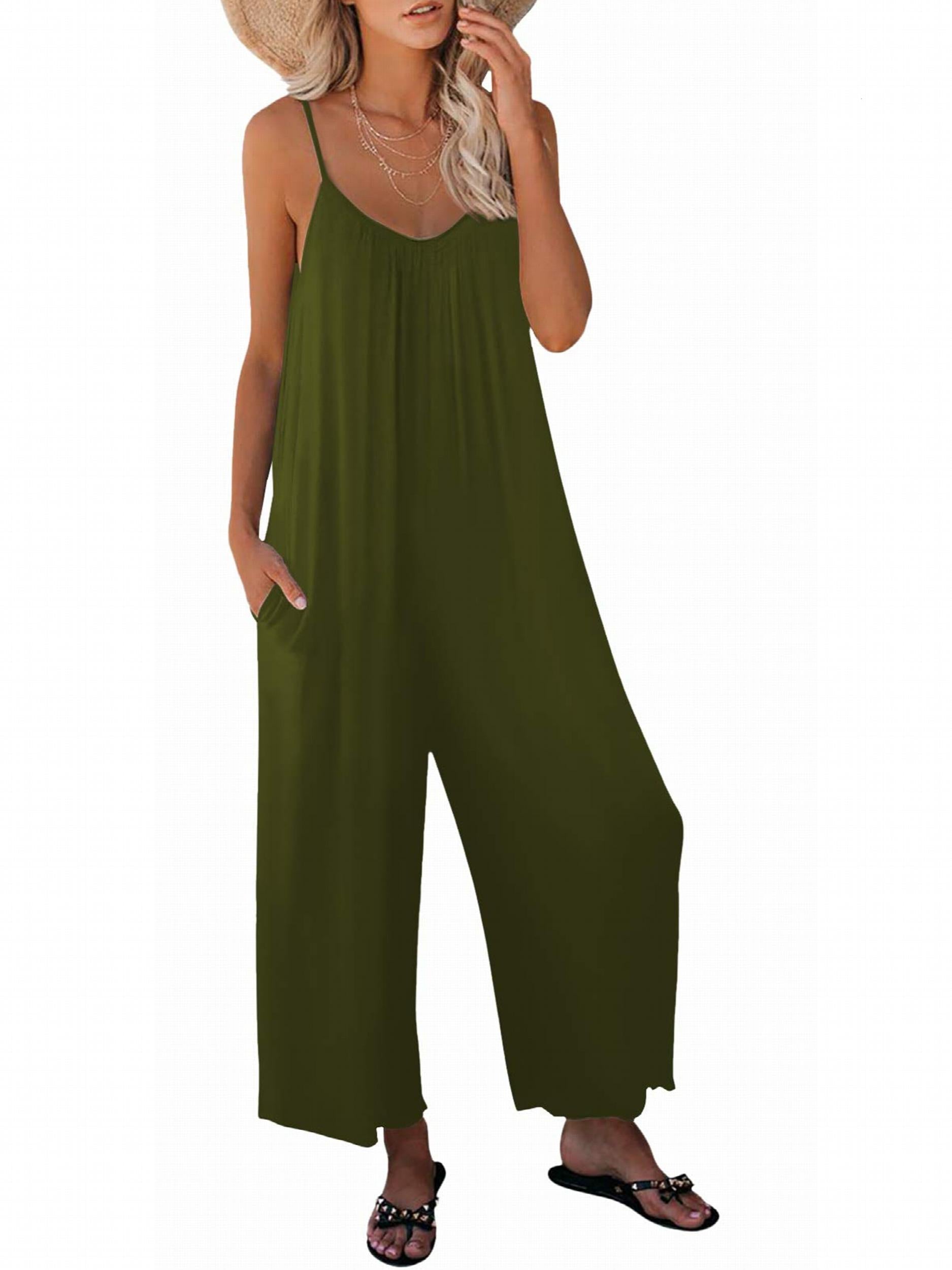 Graphic Print Wide Leg Jumpsuit Spaghetti Strap Sleeveless