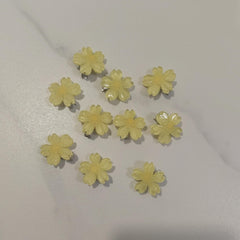 10pcs Mini Flower Claw Clips Sweet Non slip Hair Accessories Girls Kids