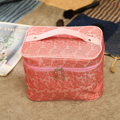 Large Capacity Travel Cosmetic Bag Waterproof Zipper Organizer