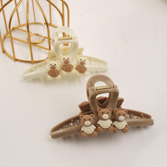 Bear Hair Claw Large Shark Claw Cartoon Hair Accessories For Women